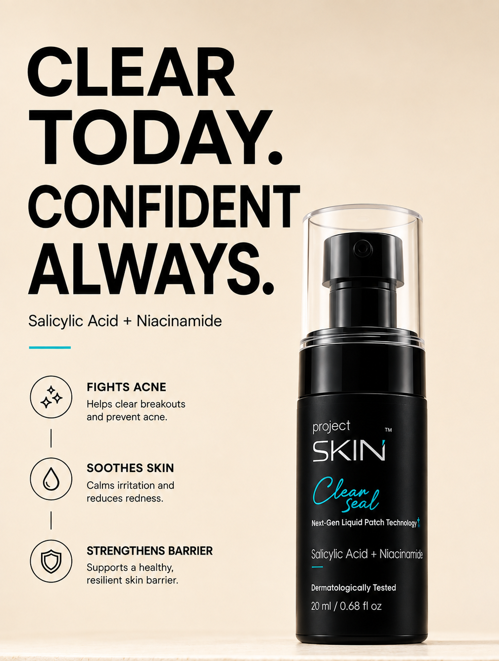 Clear Seal Next-Gen Liquid Patch Technology - Acne Prone Skin