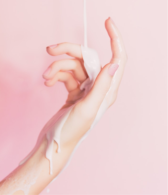 Beauty Products hand